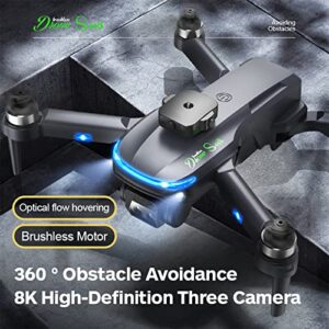 4K HD Dual Camera Aerial Photography Drone, WiFi Photo Transmission Mini Drone, Brushless Motor, Mobile Phone Control, Multiple Flight Modes, Folding UAV Remote Control Quadcopter