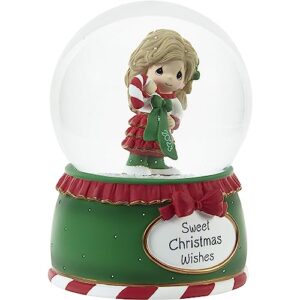 Precious Moments 231101 Sweet Christmas Wishes 2023 Dated Musical Resin/Glass Snow Globe