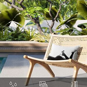 HERBED Recliner Head Pillow Outdoor Pillow with Insert The Shadow of Sexy Lady with High Heels Waterproof Lumbar Pillow with Adjustable Strap Lounger Patio Chair Pillows for Beach Pool Office 2pcs