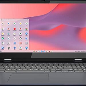 Lenovo Chromebook Flex 3 3i (2023) 15.6" FHD 2-in-1 Touchscreen (Intel Celeron N4500, 4GB RAM, 128GB (64GB eMMC + 64GB SD Card), Webcam) Home & Student Laptop, NFC, HDMI, USB-C, IST Pen, Chrome OS
