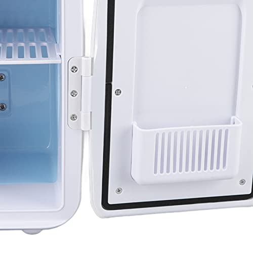 Demeras Portable Mini Fridge, Mini Fridge Wide Application Small Portable for Food(White)