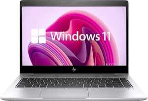 hp elitebook 840 g5 14" fhd business laptop computer, intel quad-core i5-8350u, 16gb ddr4 ram, 512gb ssd, backlit keyboard, type-c, hdmi, windows 11 pro (renewed)