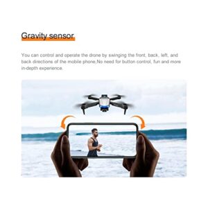 S85 Pro Rc Mini Drone, 4k Profesional HD Dual Camera Fpv Drones with Three-Sided Infrared Obstacle Avoidance Rc Helicopter Quadcopter, Headless Mode and One Key Start and Track