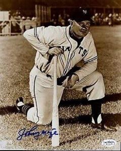 johnny mize signed jsa certed sticker 8x10 photo autograph authentic - autographed mlb photos