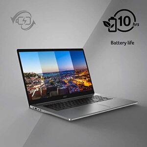 Acer Chromebook 317 CB317-1H-C6RK Laptop | Intel Celeron N4500 | 17.3" Full HD IPS Display | 4GB LPDDR4X | 128GB eMMC | Intel Wireless Wi-Fi 6 AX201 802.11ax | Chrome OS, Silver