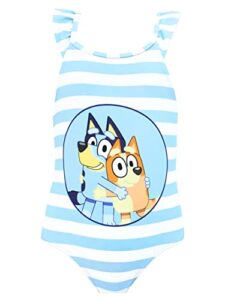 bluey girls swimming costume | bingo swimsuit | blue | 8 | kids swimwear | official merchandise