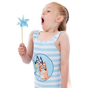 Bluey Girls Swimming Costume | Bingo Swimsuit | Blue | 8 | Kids Swimwear | Official Merchandise