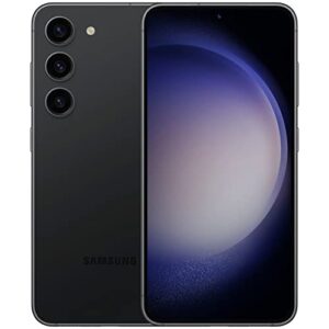 SAMSUNG Galaxy S23 5G (128GB, 8GB) 6.1" AMOLED 2X, 50MP Camera, Global Volte (Fully Unlocked for AT&T, Verizon, T-Mobile, Global) S911U (w/ 25W Super Fast Charger, Phantom Black) (Renewed)