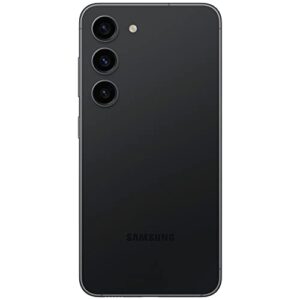 SAMSUNG Galaxy S23 5G (128GB, 8GB) 6.1" AMOLED 2X, 50MP Camera, Global Volte (Fully Unlocked for AT&T, Verizon, T-Mobile, Global) S911U (w/ 25W Super Fast Charger, Phantom Black) (Renewed)