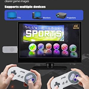 Fadist Retro Game Console, Built in 1700+ Classic Games, 4K HD Output,with 2 Ergonomics Controllers, Plug and Play Game Console, Ideal Gift for Kids, Adult, Friend, Lover