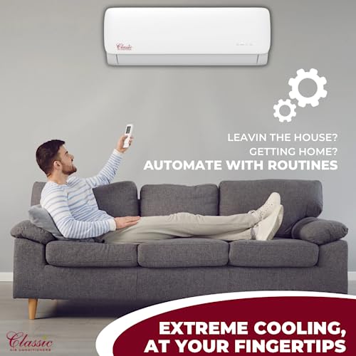 12,000 BTU 21 SEER Classic Air Conditioner Mini Split INVERTER Ductless 220V COLD ONLY