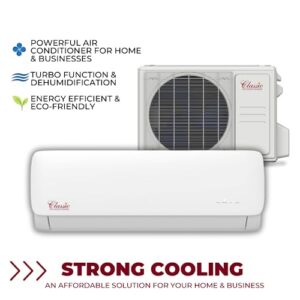 12,000 BTU 21 SEER Classic Air Conditioner Mini Split INVERTER Ductless 220V COLD ONLY