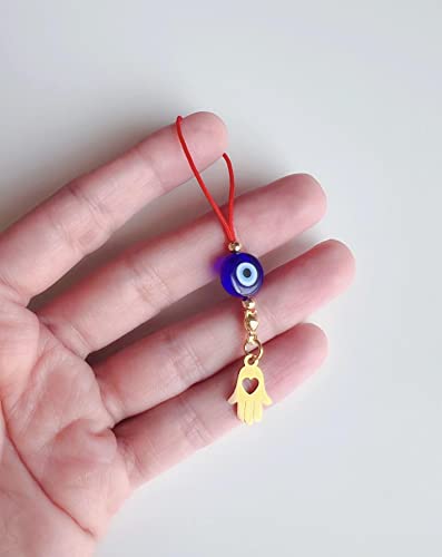 Cellphone Strap Hanging, Protection Lanyard Phone, Cell Phone Accessories, Evil Eye Phone Chain, Cellphone Charm, Evil Eye Phone Charm, Handmade.