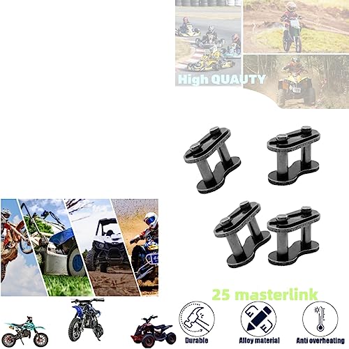 25 chain master link for Razor MiniMoto Electric Drive Electric Start Taotao Sunl Peace Jcl Baja Kazuma Falcon ATV Go Kart Go-Karts Quad