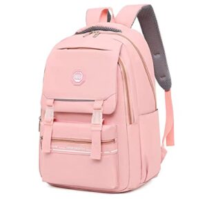 hsd hope surged pink backpack with 15.6" laptop compartment, bookbag for 12+ years old 17inch travel backpack for women