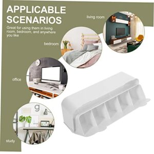 Zerodeko Wall Mount Sock Organizer Clear Organizer Drawers Compartment Storage Box Underwear Storage Box Multifunctional Storage Box Plastic Pp White Grid Sheer Socks