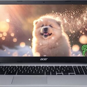 acer Chromebook 315 15.6 Inch FHD Touchscreen Laptop for College Students, School, Intel Celeron N4020, 4GB DDR4 RAM, 64GB eMMC, Chrome OS, LED Backlit Touch Display, Silver, PCM