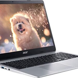 acer Chromebook 315 15.6 Inch FHD Touchscreen Laptop for College Students, School, Intel Celeron N4020, 4GB DDR4 RAM, 64GB eMMC, Chrome OS, LED Backlit Touch Display, Silver, PCM
