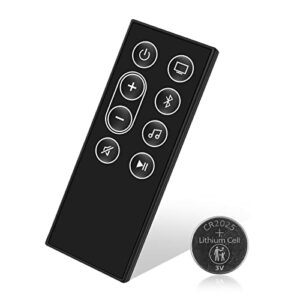 bluetooth remote control replacement for bose smart soundbar 300 and bose smart soundbar 600 with cr2025 battery