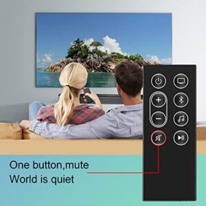 Bluetooth Remote Control Replacement for Bose Smart Soundbar 300 and Bose Smart Soundbar 600 with CR2025 Battery