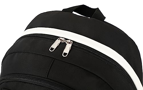 Jaygulf Waterproof Women Laptop Backpack Fashion Girl Daypack Black