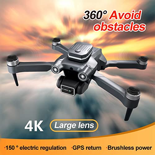 Drone with Camera for Adults 4K, RC Quadcopter Drones with Auto Return, Foldable Quadcopter with Altitude Hold, Headless Mode for Outdoor, Camping