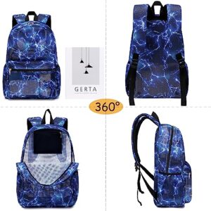 Dafelile Mesh Backpack for Kids Boys Girls Semi-Transparent Mesh School Backpack Bookbag Set Lightweight Casual for Gym Beach Travel