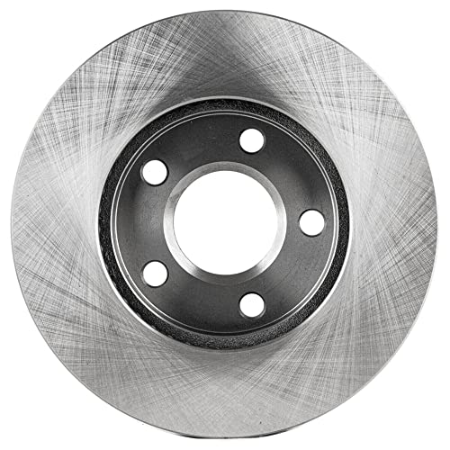 ROIZO Brake Rotor Brake Pad Kit Fits Front Solid 2-Wheel Set (Cast Iron) 16605327