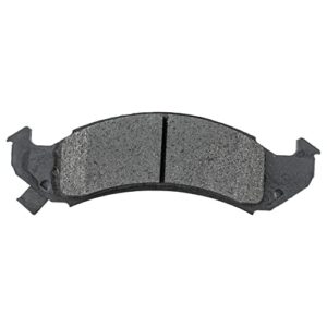 ROIZO Brake Rotor Brake Pad Kit Fits Front Solid 2-Wheel Set (Cast Iron) 16605327