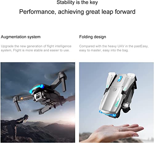 Foldable Drone with 4K Dual HD FPV Camera, S98 Pro Mini Remote Control Quadcopter RC Toys Gifts for Adults Kids, with Optical Fl-ow Localization, Altitude Hold, Headless Mode, One Key Start