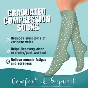 Laite Hebe 4 Pairs-Compression Socks for Women&Men Circulation-Best Support for Nurses,Running,Athletic