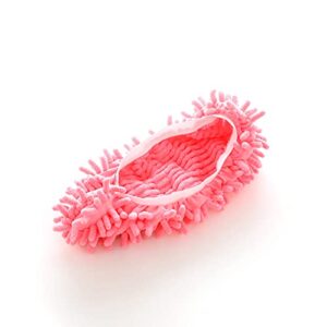 1pc chenille mopping dust slipper washable reusable shoe cover foot dust hair cleaner for cleaning floor sweeping slippers