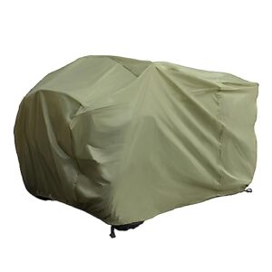 x autohaux atv cover for polaris scrambler 850 xp 1000 for yamaha grizzly oxford all season weather waterproof outdoor protection 4 wheeler covers quad cover fit most 250cc-600cc green