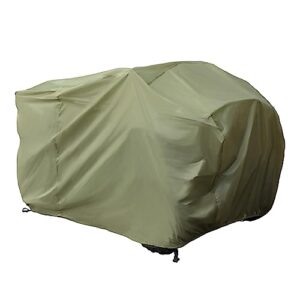 X AUTOHAUX ATV Cover for Polaris Sportsman ACE Touring for Can-Am Renegade Polyester All Season Weather Waterproof Outdoor Protection 4 Wheeler Covers Quad Cover fit Most 250CC-1000CC XXXL