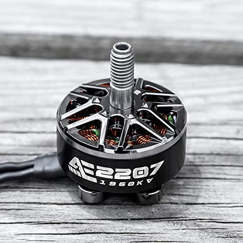 Axisflying FPV Drone Brushless Motor - 2207 1960KV 6S for 5inch 6 inch FPV Drone Frame QAV Quadcopter-4pcs