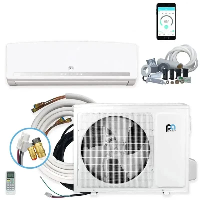 Perfect Aire DIY 24,000 BTU 21 SEER Quick Connect Ductless Mini-Split Heat Pump w/WiFi - 230V