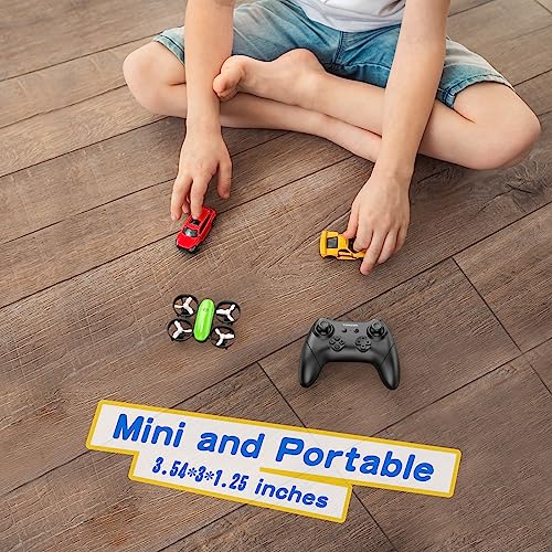 Tomzon A23 Mini Drone for Kids with LEDs, Kids Drone with High Speed Rotation, Throw to Go and 3D Flip, Toy Drone with Circle Fly, Headless Mode, 3 Speeds, 2 Batteries