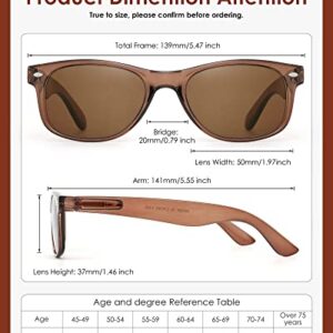 2 Pack Reader Sunglasses for Men Women Classic Rectangle Reading Glasses Outdoor Full Lenses Magnifying Eyewear UV Protection Matte Black +1.25