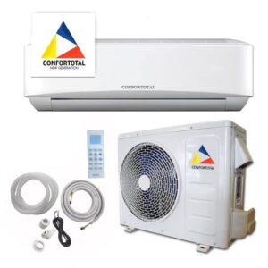 confortotal 12000 btu mini split air conditioner and heat pump 110v ductless with wifi