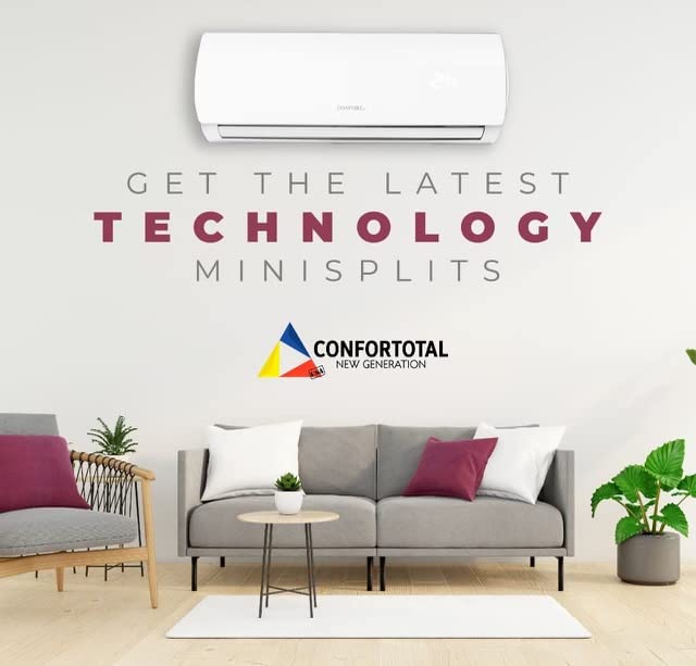 Confortotal 12000 BTU Mini Split Air Conditioner and Heat Pump 110V Ductless with WIFI