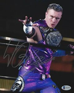 will ospreay signed 8x10 photo bas coa new japan pro wrestling rev autograph 1 - autographed wrestling photos