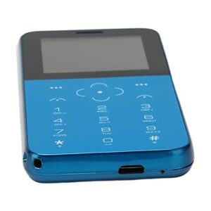 elderly cellphone, dumb phone abs 2g 1400mah dual sim card for home (blue)
