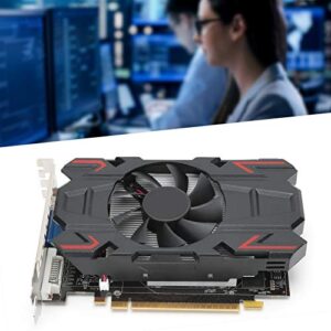 Yoidesu ATI HD6770 4GB Graphics Card, 4GB 128Bit DDR5 650MHz Computer PC Gaming Video Graphics Card GPU, Single Fan Low Profile Graphics Card, Computer Network Accessories