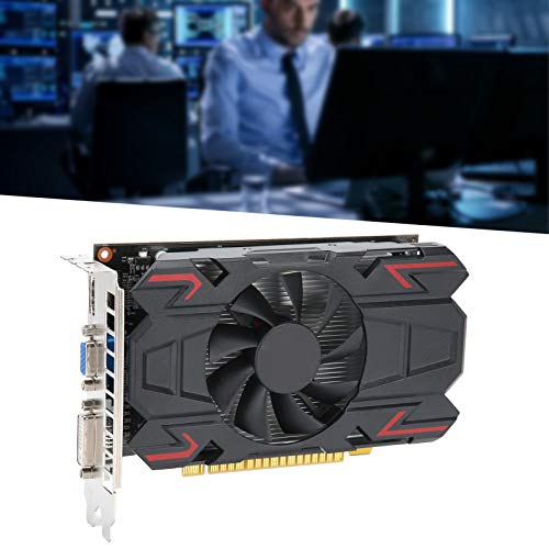 Yoidesu ATI HD6770 4GB Graphics Card, 4GB 128Bit DDR5 650MHz Computer PC Gaming Video Graphics Card GPU, Single Fan Low Profile Graphics Card, Computer Network Accessories