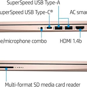 HP 14" Chromebook for Student and Business, HD Thin and Light Chromebook Laptop, Intel Celeron Processor N4120, 4GB RAM, 64GB eMMC, HDMI, Wi-Fi, Bluetooth, Chrome Os, Rose Gold, with 5ave Mousepad