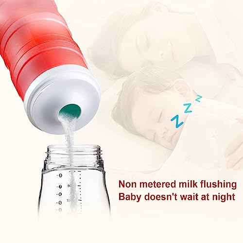 Baby Milk Powder Formula Dispenser, Formula Dispenser On The Go, Stackable Formula Container for Travel, Non-Spill Baby Snack Storage Container