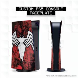 BCB Controllers Custom Console Face Plate Compatible with PS-5 Console | Console Cover for Play-Station 5 Console | Proudly Customized in USA with Permanent Hydro-DIP Printing (NOT JUST A Skin)