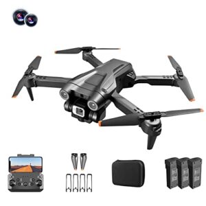 keuven z908 pro drones with camera for adults 4k,fpv mini drones with carrying case, 3batteries,42 mins flight time, remote control toys gifts for boys girls,easy to fly for beginners (black)