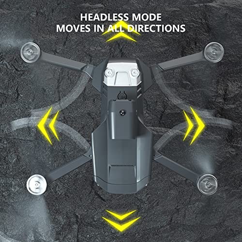 GBSELL New Brushless Drone - Motor Optical Flow Positioning - Less Noise,More Stable,More Power Saving,Longer Life - 4K Camera with 110° Wide-Angle 90° for Taking Photos (BK)