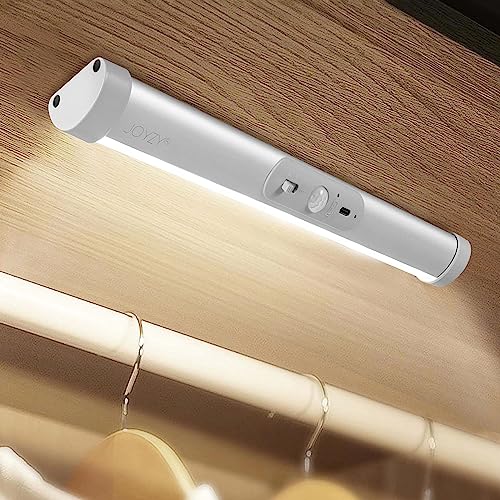 Joyzy Automatic Motion Sensor Lighting with Eye-Protection Design Closet Light, LED for Wireless Lighting Pantry Light, Rechargeable Night Lighting for Cabinet Light(100Lumen, 6000k 80+CRI)